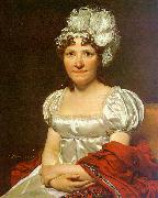 Jacques-Louis  David Portrait of Charlotte David Norge oil painting reproduction